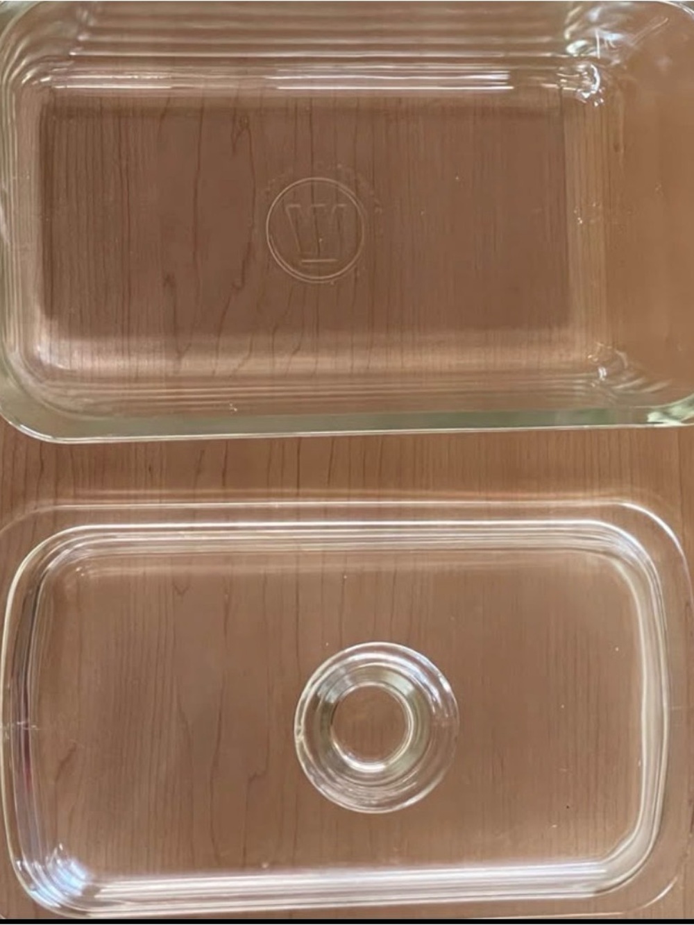 Vintage Pyrex Westinghouse Glass Covered Baking Dish Loaf Pan - Picture 3 of 6